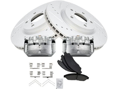 Set of 4 Brake Pads Rotors Calipers for Acura ZDX (2010–2013) 62834FDJX