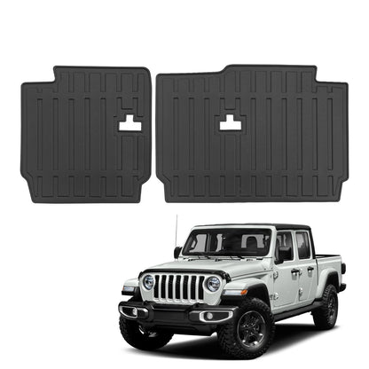 Rear Seat Backrest Mats for Jeep Gladiator JT (2020–2025) All Weather TPE