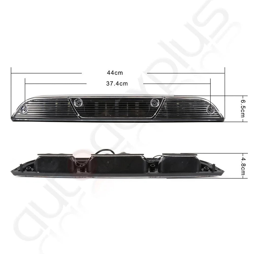 Clear Lens Black Housing 3rd Tail Brake Light Cargo Lamp for Ford F-150 (2015–2017)