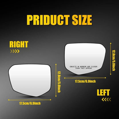 Heated Side View Mirror Glass for Honda Civic (2016–2021)