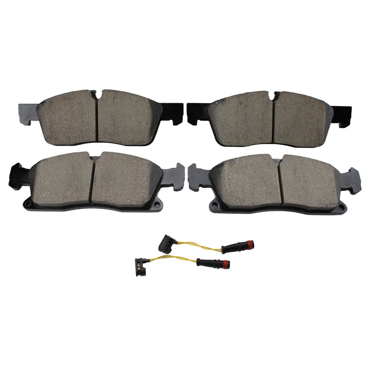Set of 4 Akebono Euro Front Ceramic Slotted Brake Pads for Mercedes X166 W166