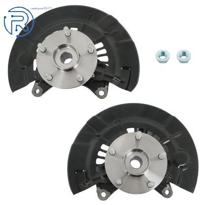 Pair Front Steering Knuckle & Wheel Hub Bearing for Toyota Camry (2007–2009)