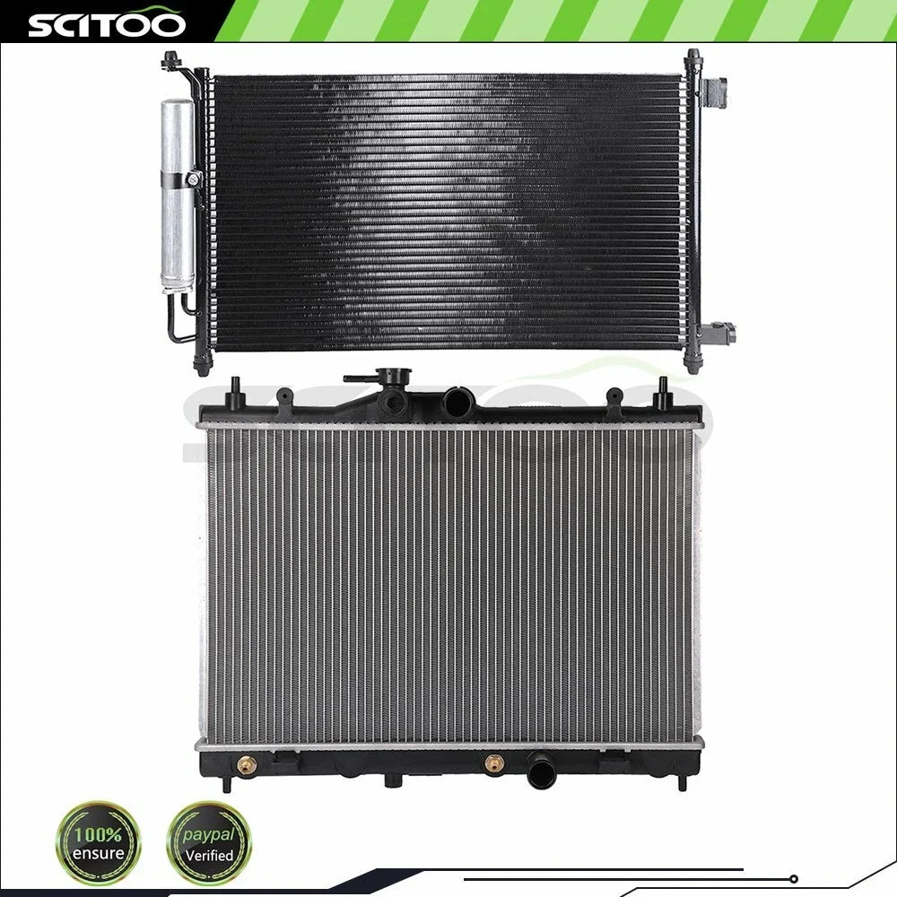 Radiator and A/C Condenser for Nissan Versa (2007–2012)