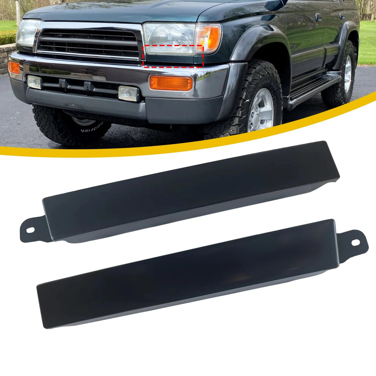 Headlight Molding Trim Set for Toyota 4Runner (1996–2002)