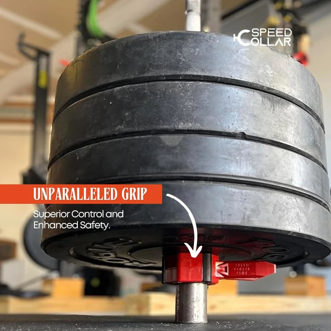 Speed Collar for CrossFit Barbell (Max 2 Inch) - Red