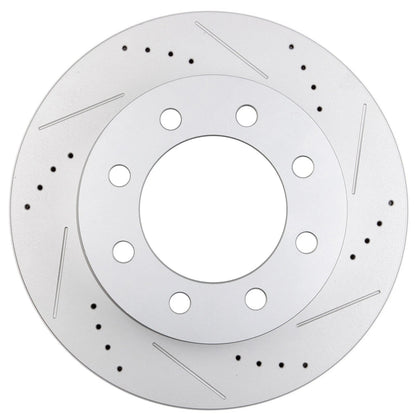 Drilled and Slotted Brake Rotors for Dodge Ram 1500 2500 3500 (2003–2008)