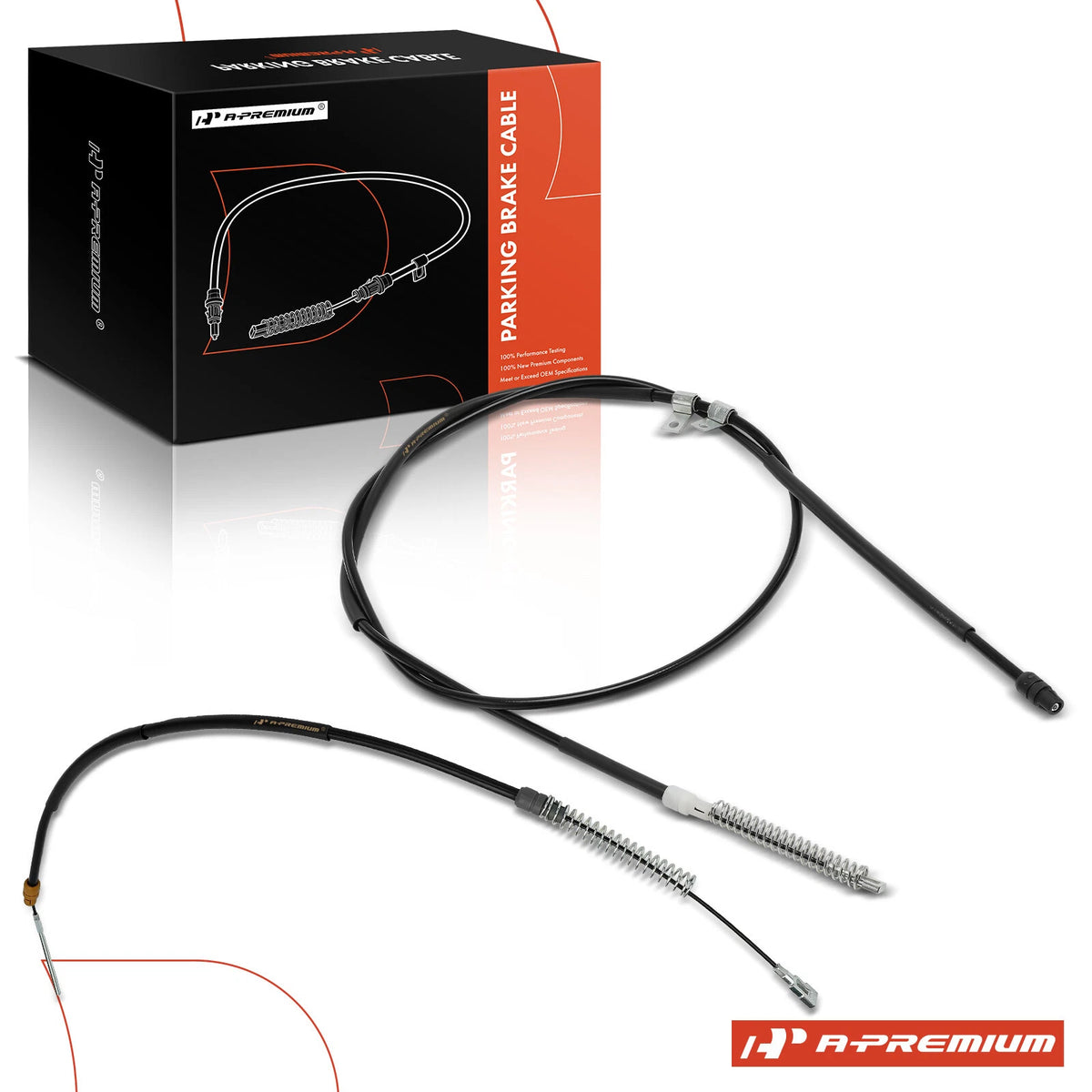 2X Parking Brake Cable Rear for GMC Acadia (2008–2011) 15914706, 25780271, 25876316