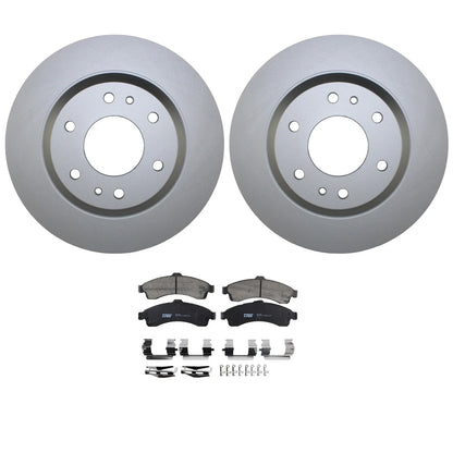 Front Brake Kit 305mm Rotors & TRW Pro Ceramic Pads for Buick Chevy GMC (2000–2009)