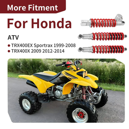 Front Rear Shock Absorbers for Honda Sportrax 400 TRX400X (1999–2014)