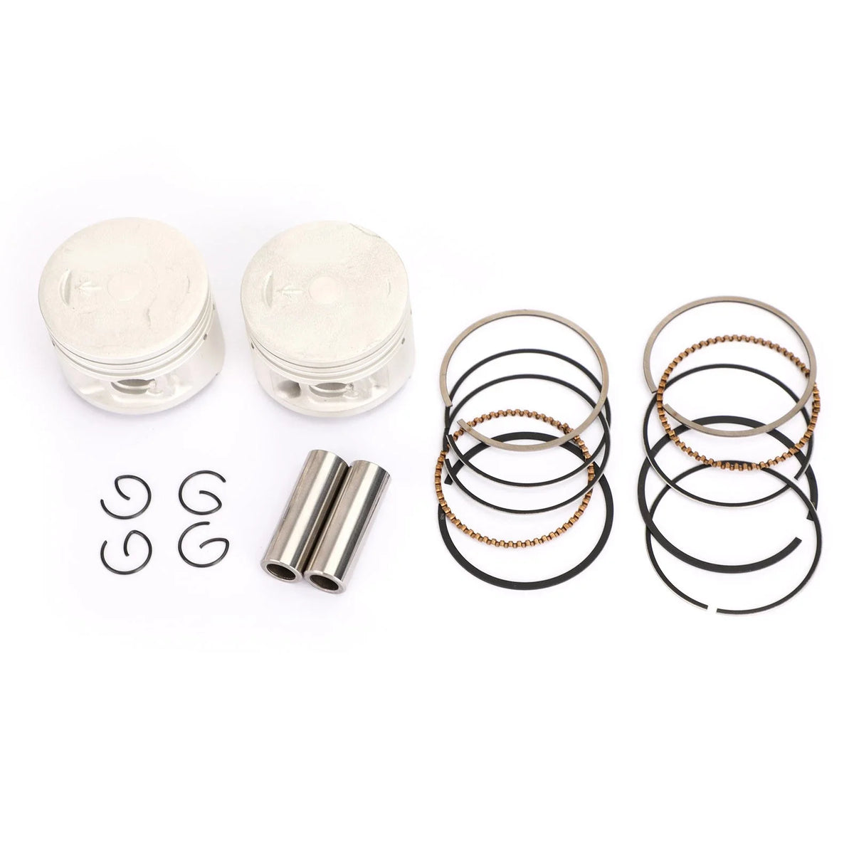 Piston Kit & Rings Set +.25 49.25mm for Yamaha Virago V Star XV250 SRV 250 (1988–2018)