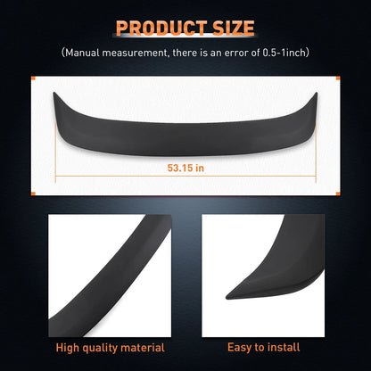 Matte Black Wing Spoiler with LED Brake for Nissan Altima Sedan (2007–2012)