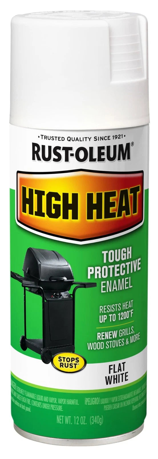 Rust-Oleum High Heat Enamel Spray Paint for Automotive Use (12-Ounce)