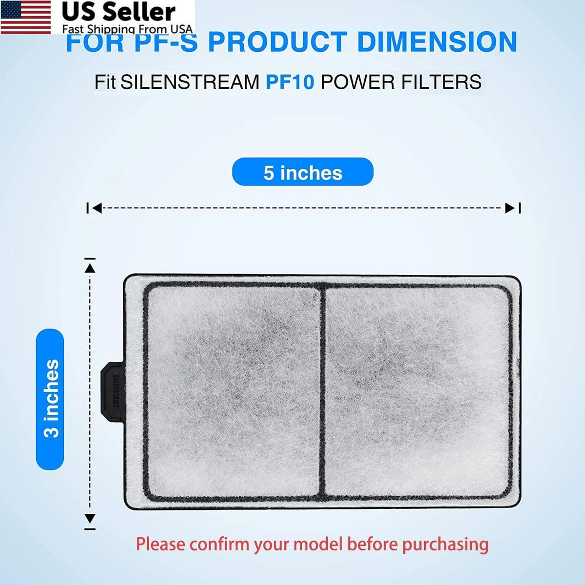 12X PF-S Filter Cartridge for PF10 Power Filters (PFS-12pack)