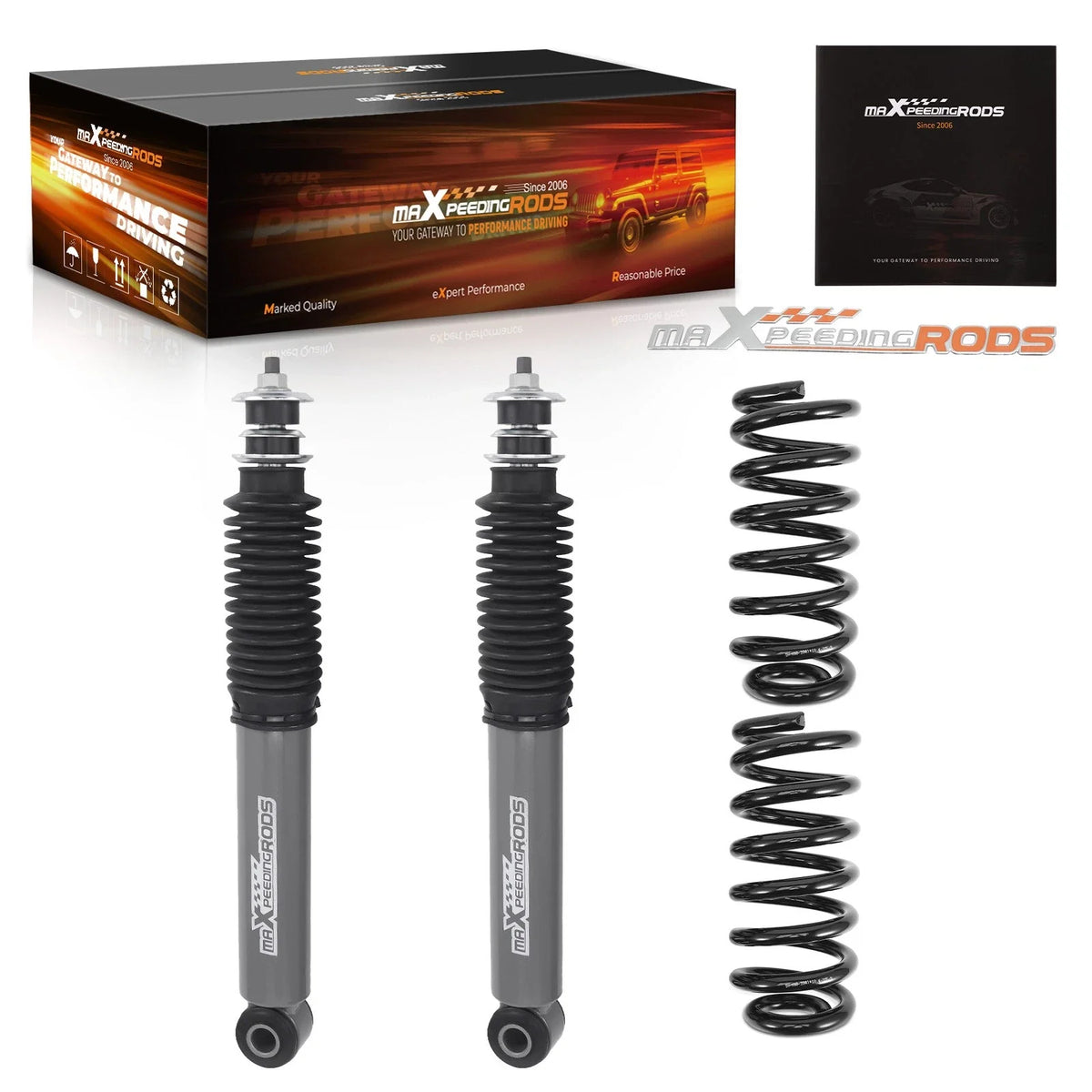 3" Front Lowering Shock & Spring Kit for Ford F150 F100 2WD (1980–1996)