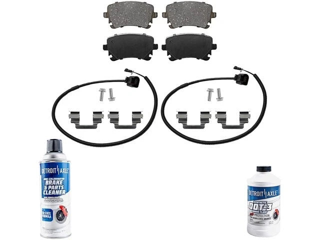 Set of 4 Rear Brake Pads for Audi A5 Quattro (2010–2017) 71725BQHF