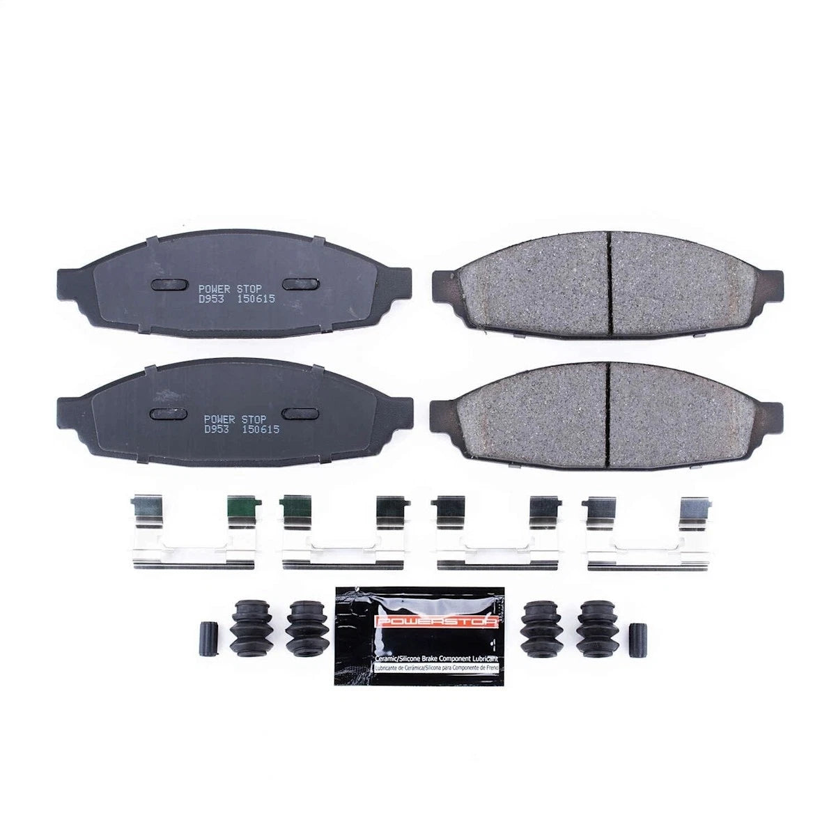 2X Z23-953 Powerstop Brake Pad Sets for Lincoln Aviator (2003–2005)