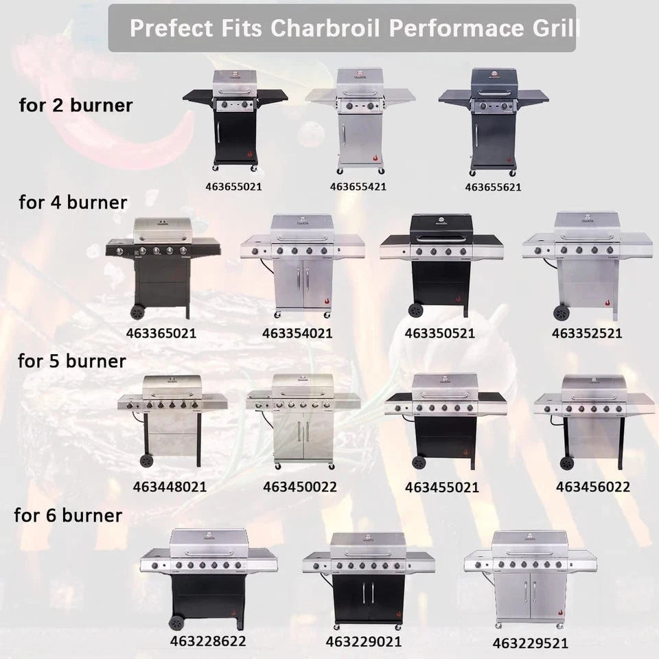Grill Replacement Parts for Charbroil Performance 4 Burner (2015–2023)
