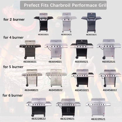 Grill Replacement Parts for Charbroil Performance 4 Burner (2015–2023)