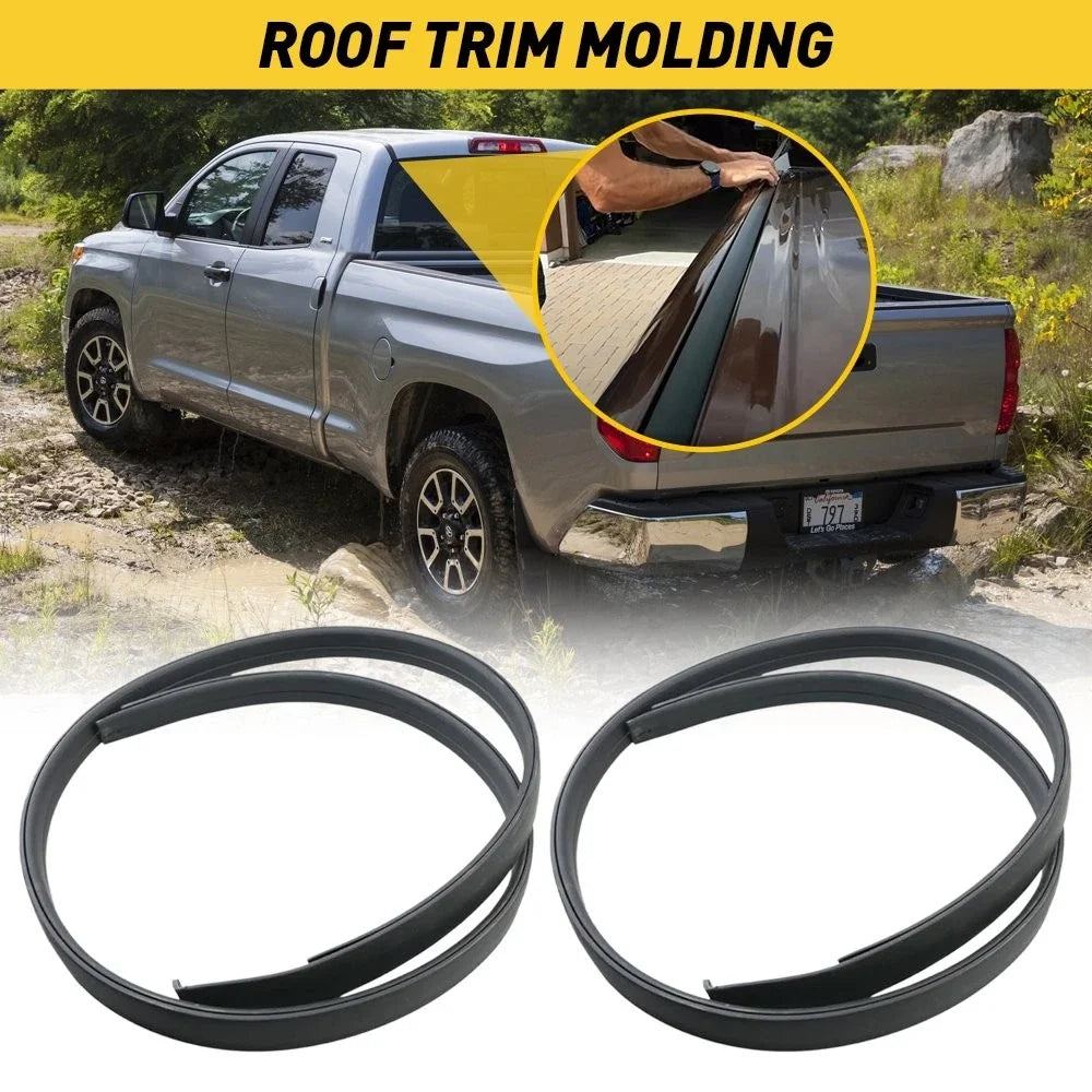 Set of 2 Roof Drip Molding for Toyota Tundra Double Cab (2007–2020) 755520C050
