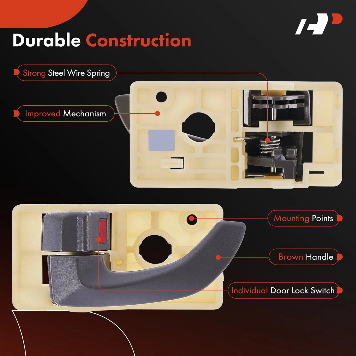 Interior Door Handle for Hyundai Tucson (2006–2009) 82610-2E000-U7, 83464