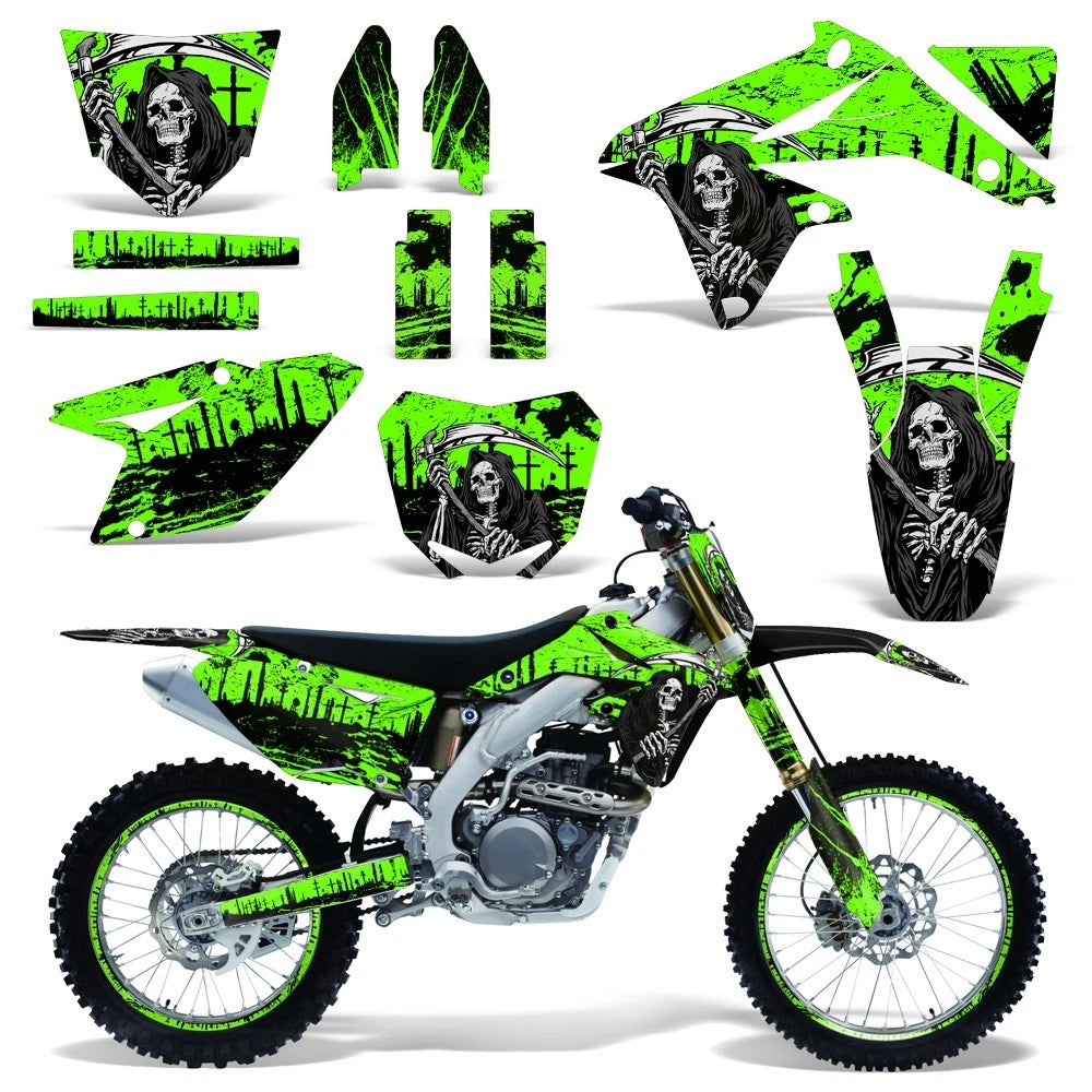 Graphic Stickers +#PLT/RIM Decals for Suzuki RMZ450 (2008–2017)