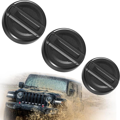 Keyhole Shields Door Lock Defense Kit for Jeep Wrangler JL Gladiator JT (2018–2024) - For00717