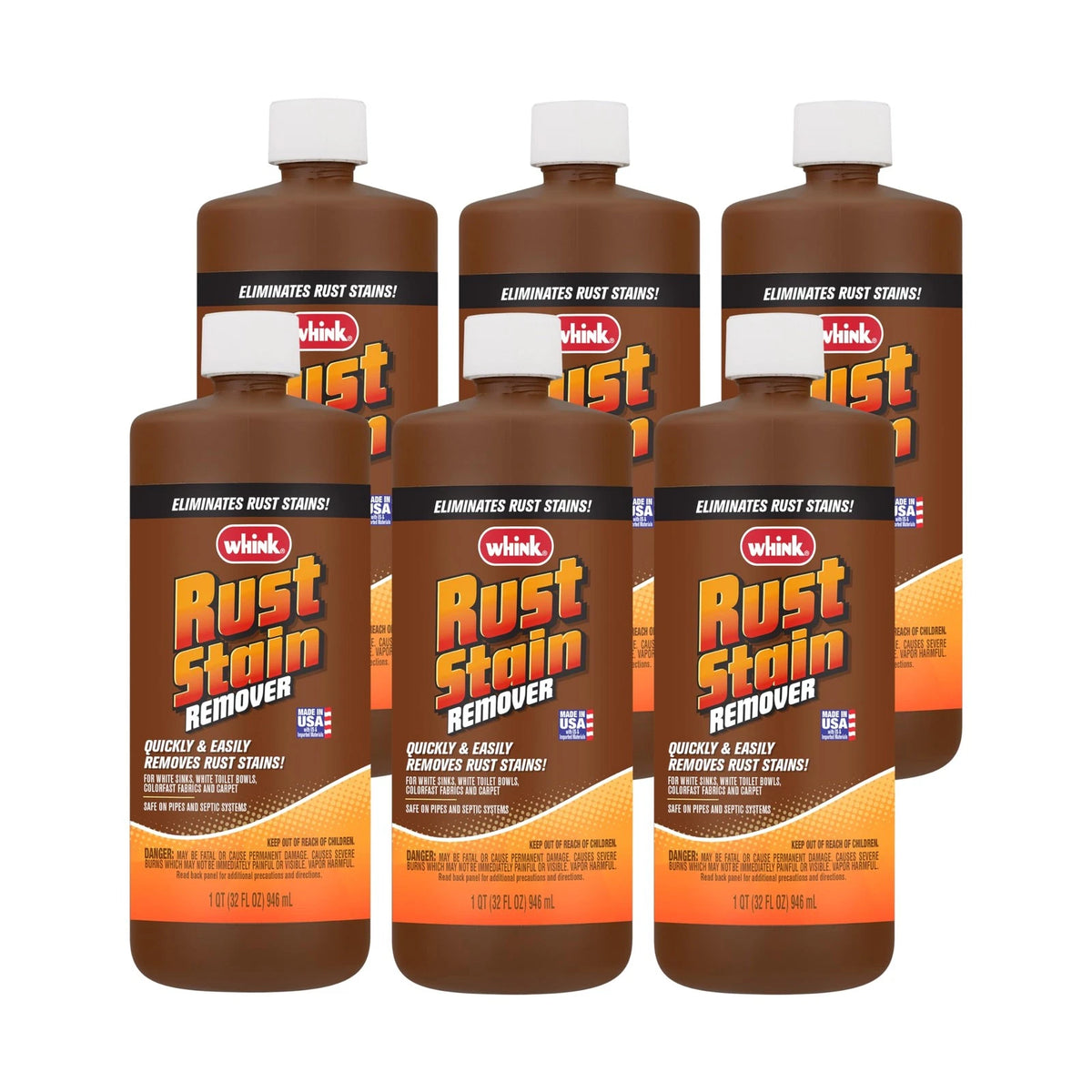Rust Stain Remover for Automotive Use (Pack of 6)