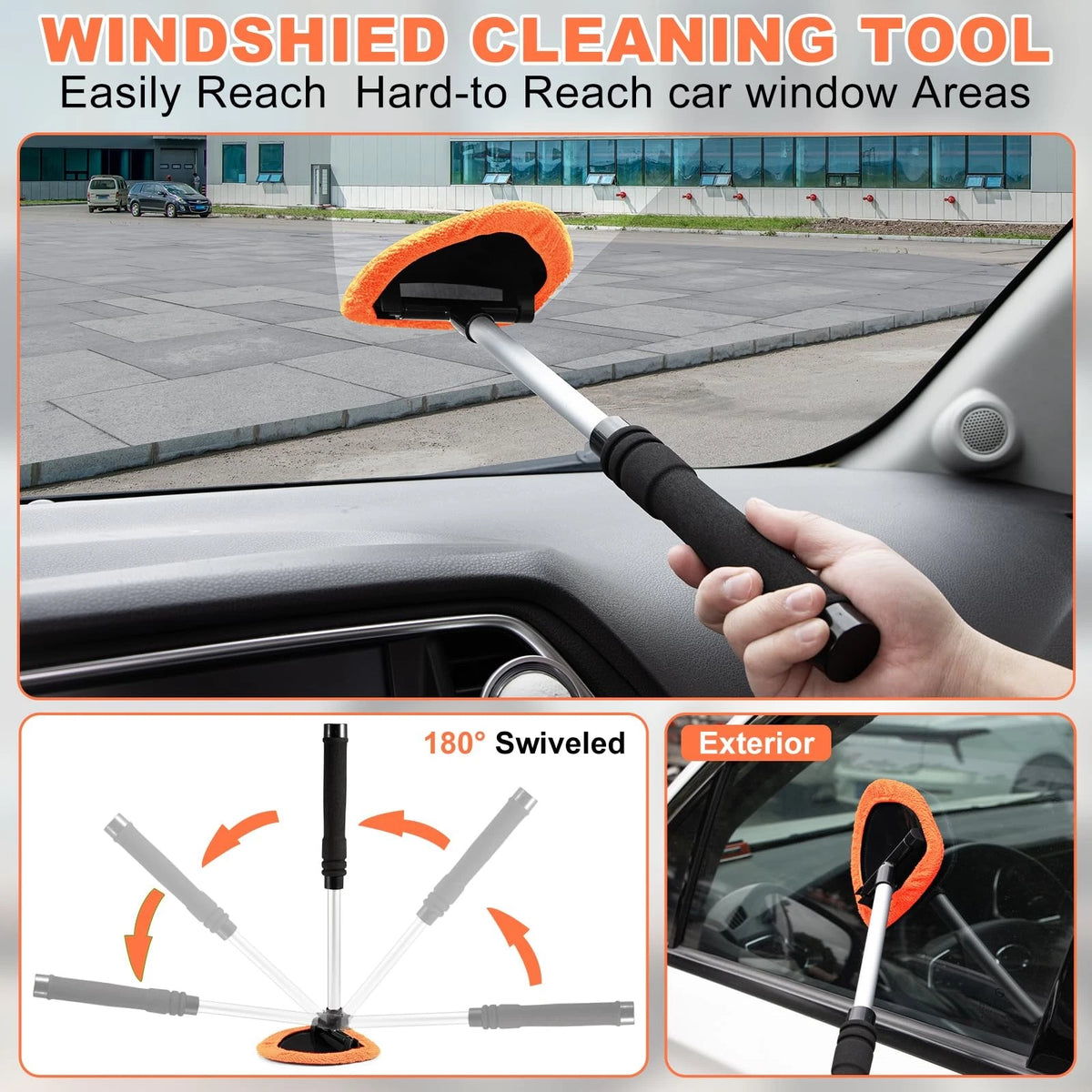 15-Pcs Car Interior Cleaning Kit for Universal Use (No Specific Years)