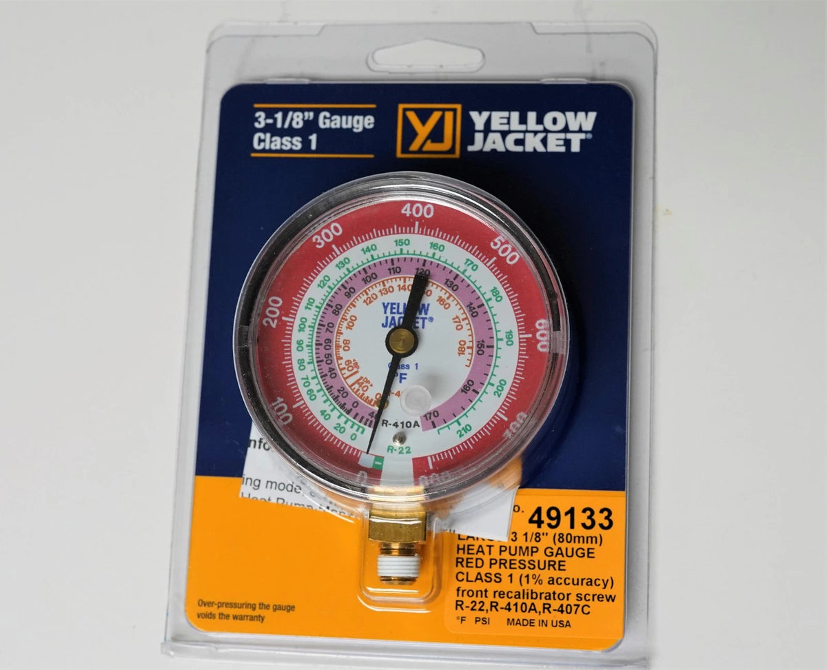 3-1/8" Heat Pump Manifold Gauge for Yellow Jacket 49133