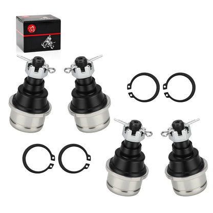 Set of 4 Upper and Lower Ball Joints for Honda Foreman 450 500 520 Rubicon