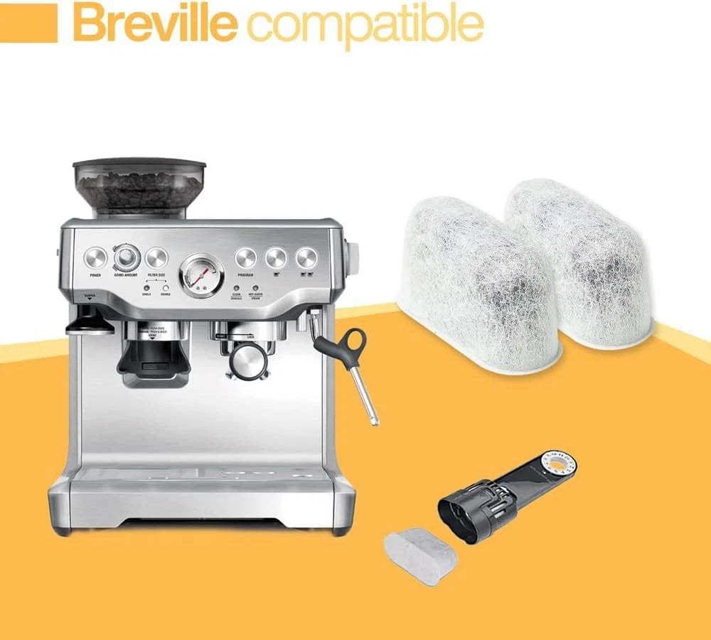 Pack of 6 Replacement Charcoal Water Filters for Keurig and Breville