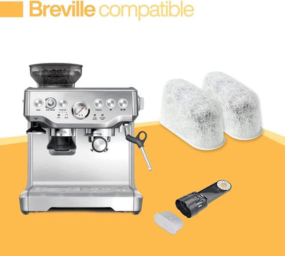 Pack of 6 Replacement Charcoal Water Filters for Keurig and Breville