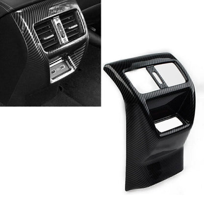 Rear Air Outlet Vent Anti-Kick Panel for Honda Civic (2022–2023) Carbon Fiber