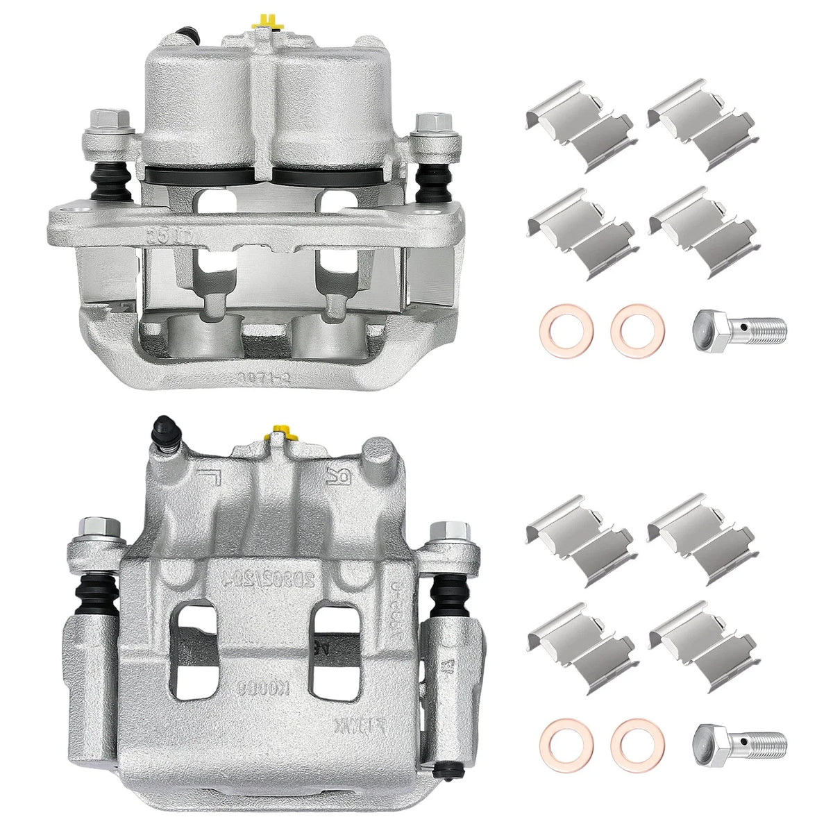 2X Front Brake Calipers w/Brackets for Mazda CX-9 (2007–2015) & Ford Edge (2011–2014)
