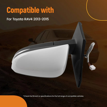 Side Mirror for Toyota RAV4 (2013–2014) 879400R100A1, Turn Signal, Heat