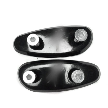 Mirror Block Off Base Plates for Suzuki GSX-R 600 750 1000 (2001–2004) Black