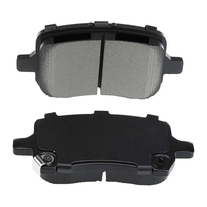 2X Brake Disc and Pad Kit Front for Chevy Malibu (2005–2012) 18117256, R55093, P1028