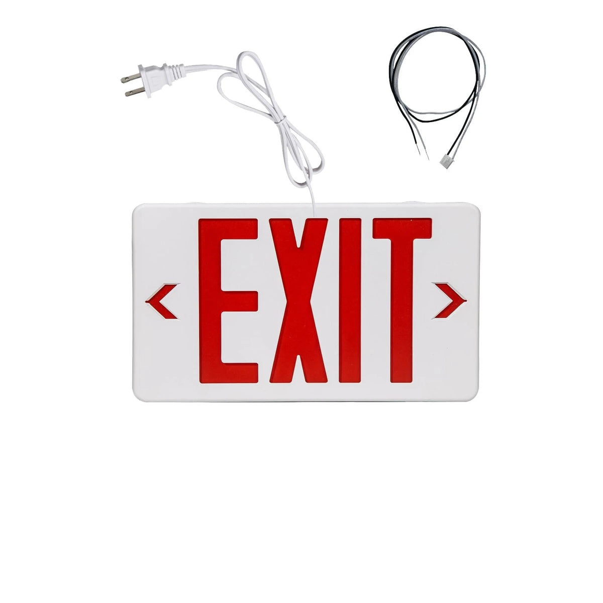 TANLUX Red Exit Sign with Battery Backup for Universal Use