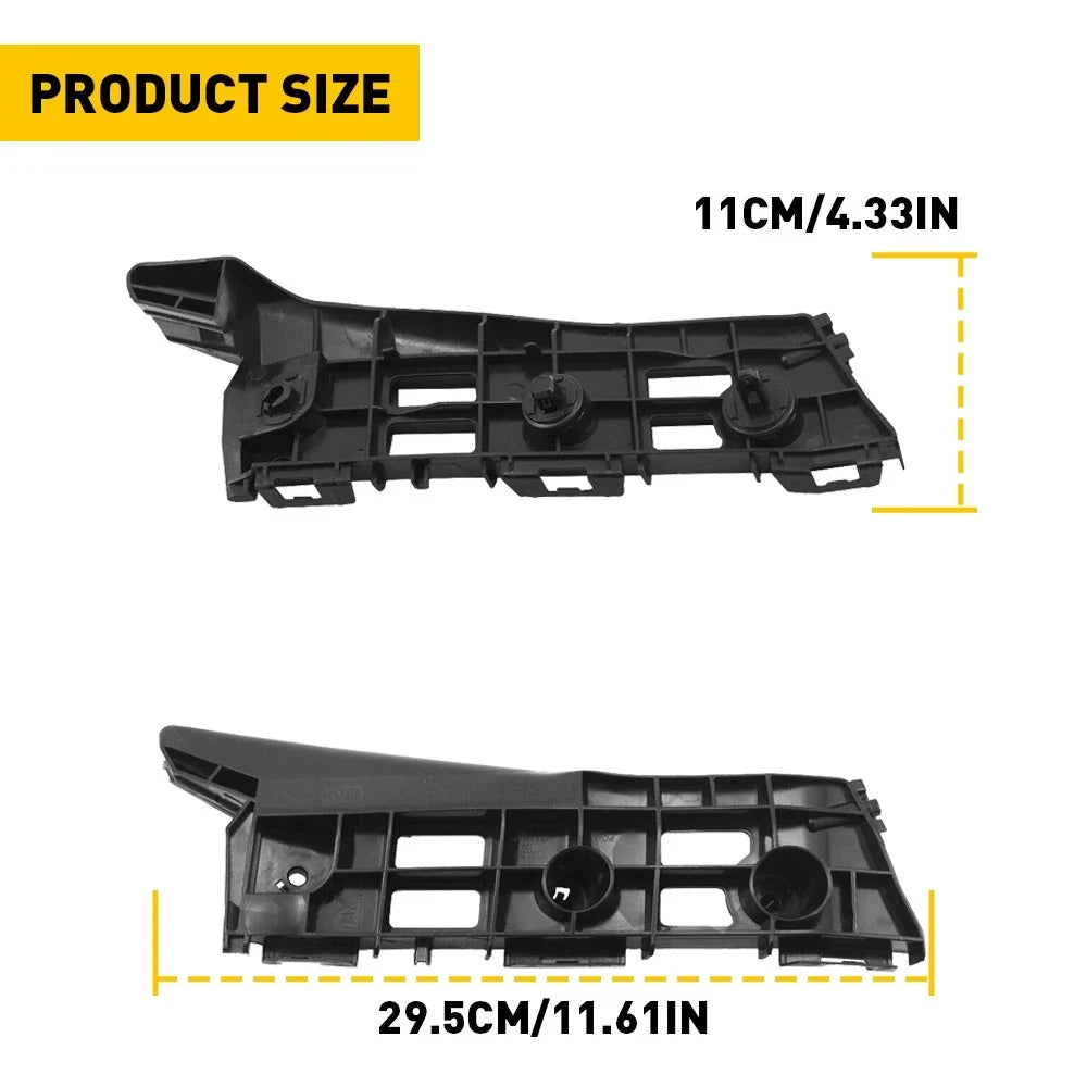 Set of 2 Front Bumper Support Brackets for Toyota Prius (2010–2015)
