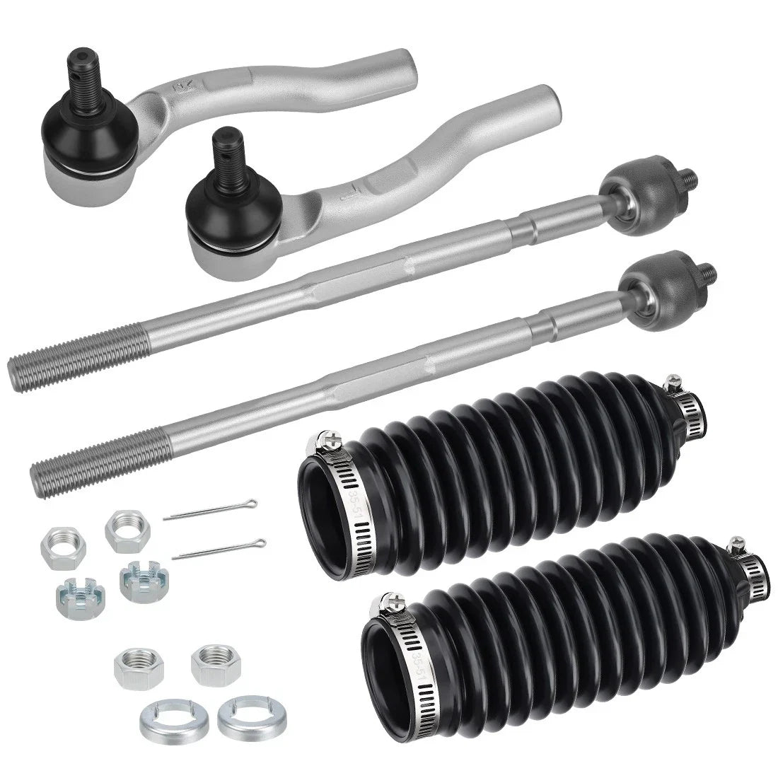 2 Tie Rod Ends Kit w/ Boot for Honda Pioneer 1000 (2016–2021)