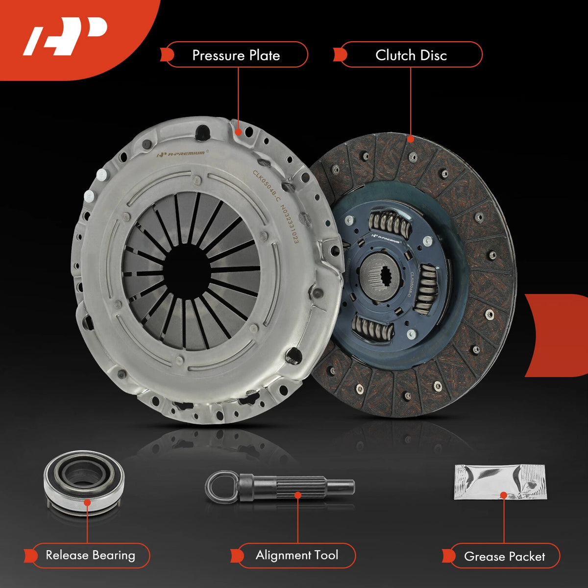 Clutch Kit for Mitsubishi Eclipse, Galant (1990–2005) - 05-071, 05800, L05048, 05-048