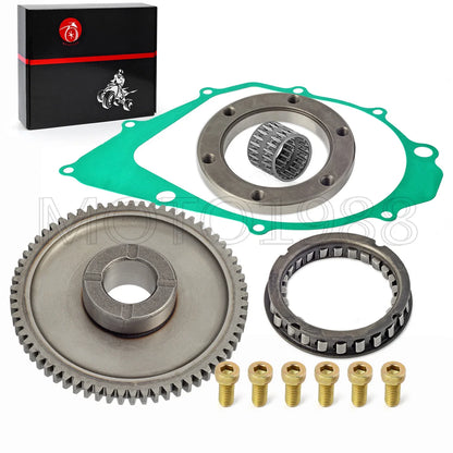 One Way Bearing Starter Clutch Kit Idler Gear for Yamaha Warrior 350 (1987–2004)