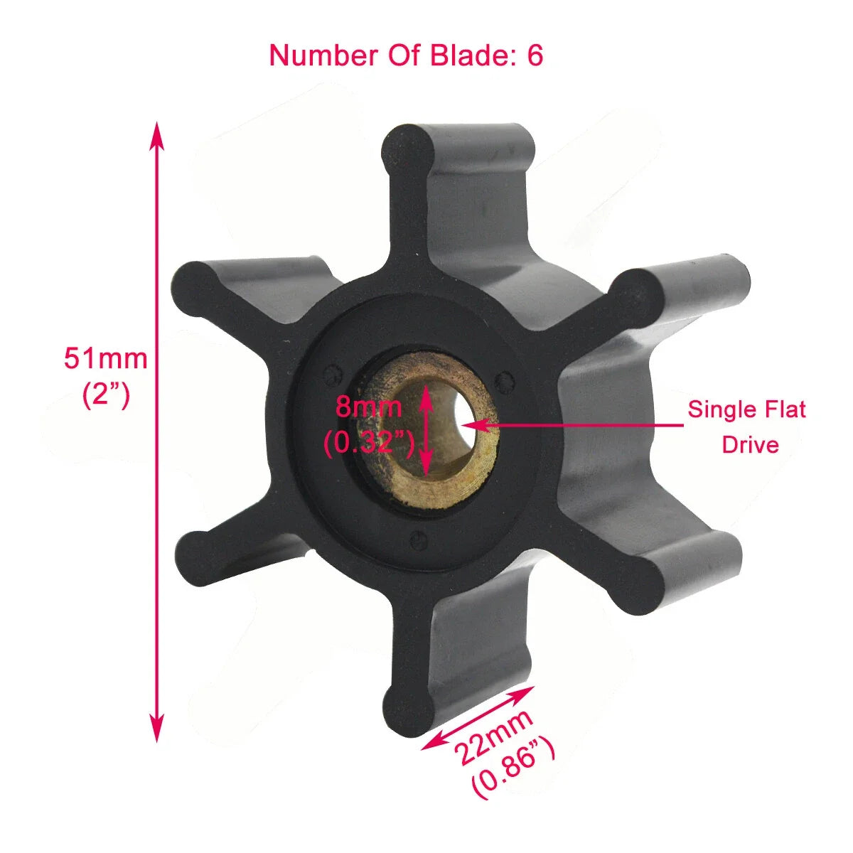 Aftermarket Replacement Impeller 49162771 for Milwaukee M18 (2018–2023)