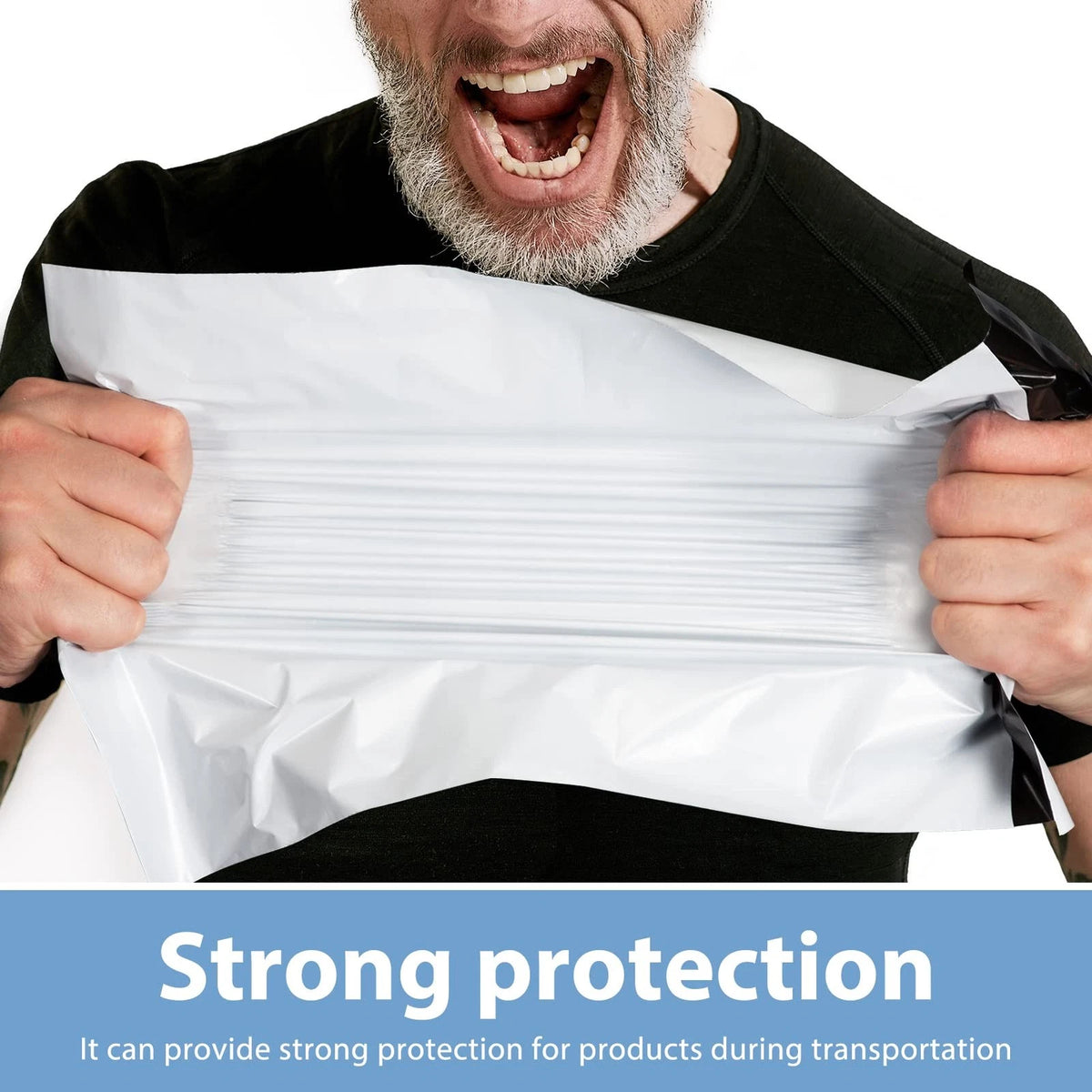 Set of 100 Metronic Poly Mailers 10x13 Small White Shipping Bags