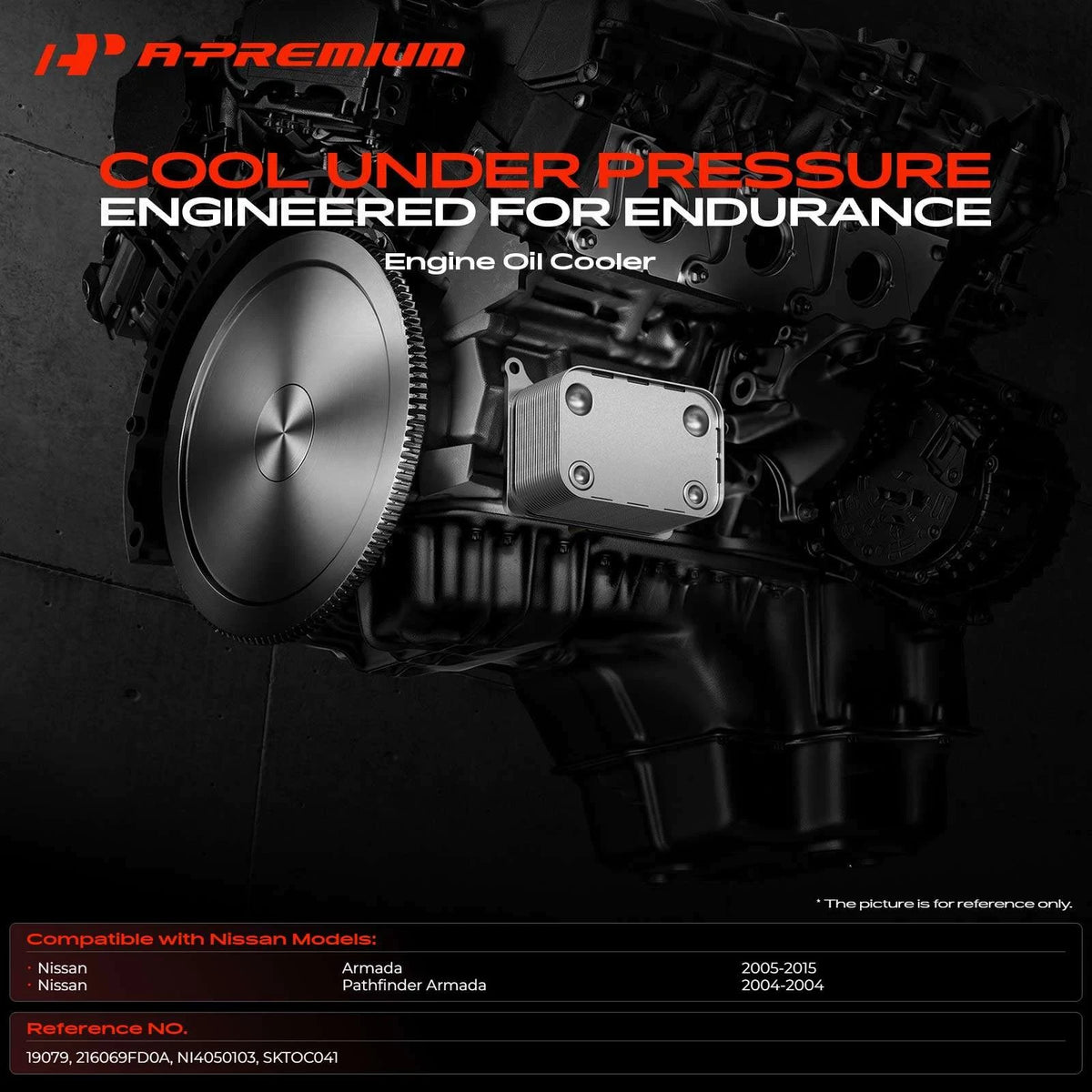 A-Premium Auto Trans Oil Cooler for Nissan Armada Pathfinder (2005–2015) 216069FD0A, 19079