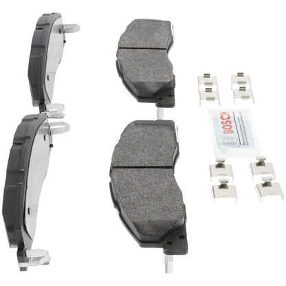 2X BP1399 Brake Pad Set Front for Ram 2500 (2010–2018)