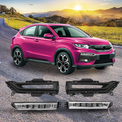 Set of 2 Fog Lights for Honda XRV (2019–2020) with LED Daytime Running Light