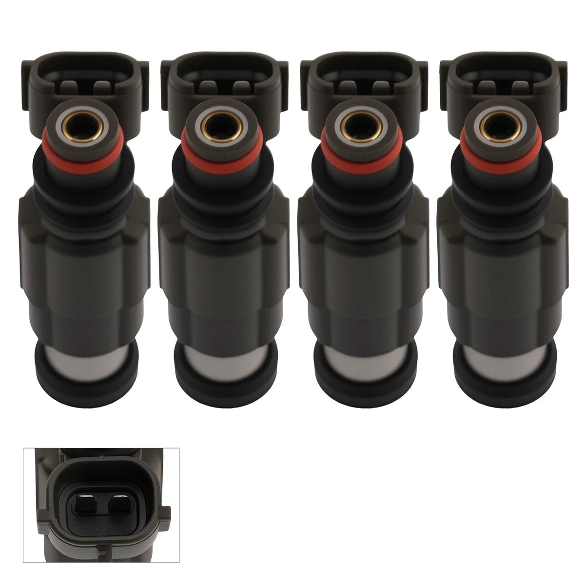 Set of 4 Marine Fuel Injectors for Suzuki DF60 DF70 (1998–2009) 15710-66D00 CDH166