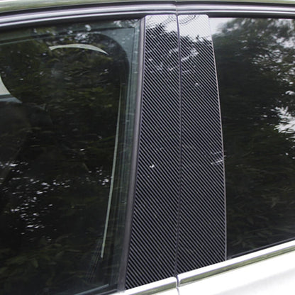 6X Carbon Fiber Pillar Posts Door Trim Decal for KIA Optima K5 (2016–2020)