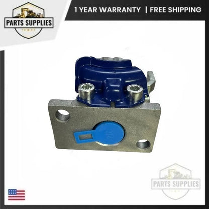 Blue Service Gladhand with Shutoff HC-1 Valve for Phillips Tectran Truck